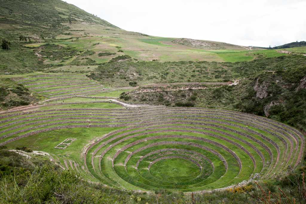 Symmetrical farming terraces of Moray