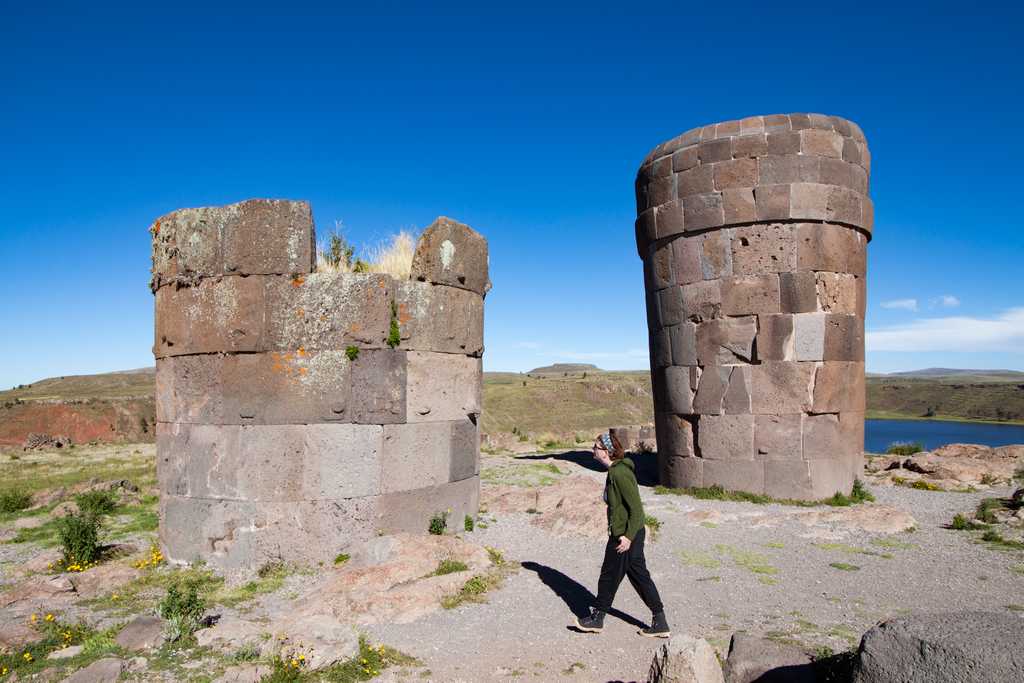 Incan funery towers