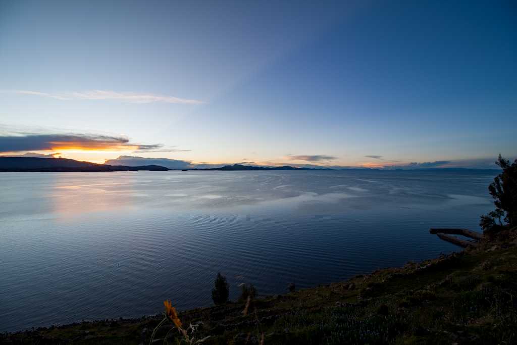 Looking out to the lake