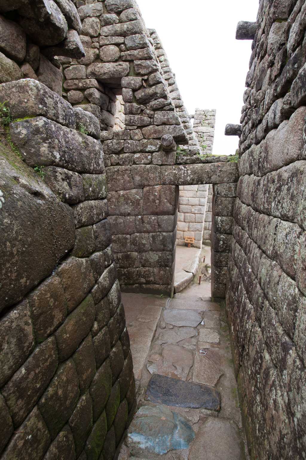 Inside the ruins