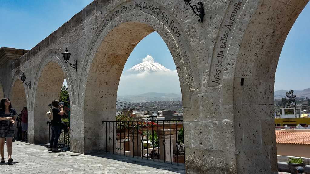 A short walk from the historic centre to this lookout. Great views of the city, with Misti looming on the horizon