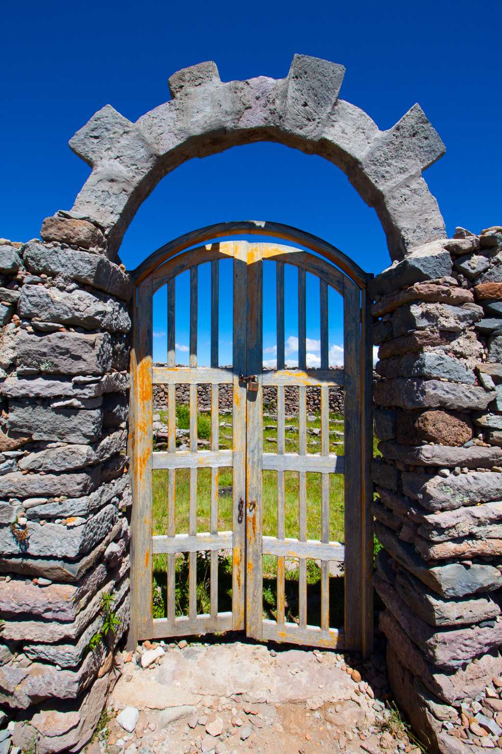 Gate to a little temple on top of the hill