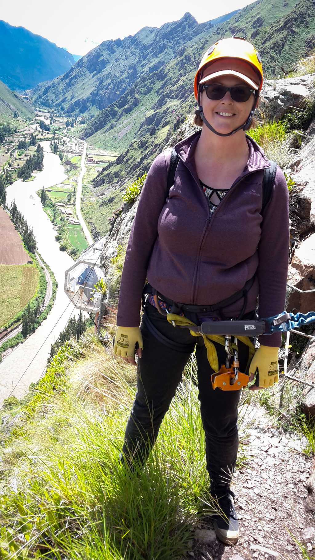 look! i technically climbed over a hotel!